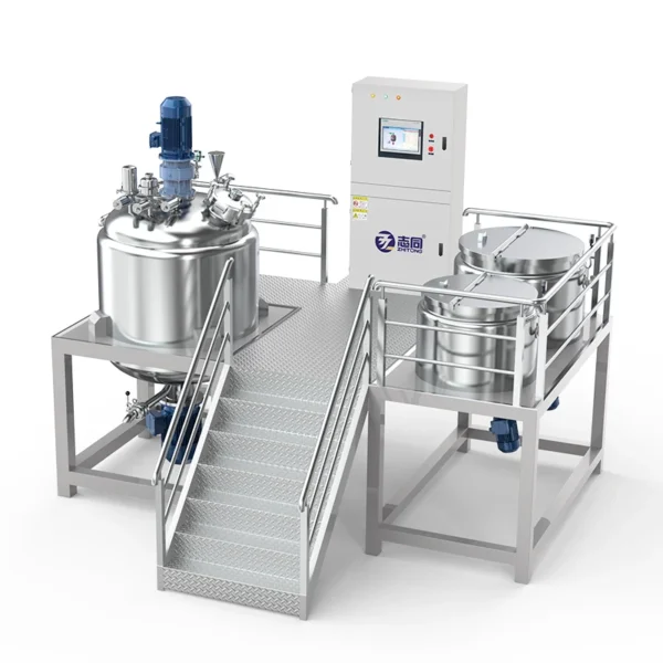 Vacuum Emulsifying Machine with Liquid Mixing Machine | Cream and Detergent Manufacturing - Image 4
