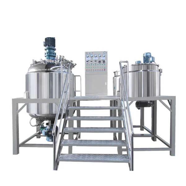 Vacuum Emulsifying Machine with Liquid Mixing Machine | Cream and Detergent Manufacturing - Image 5