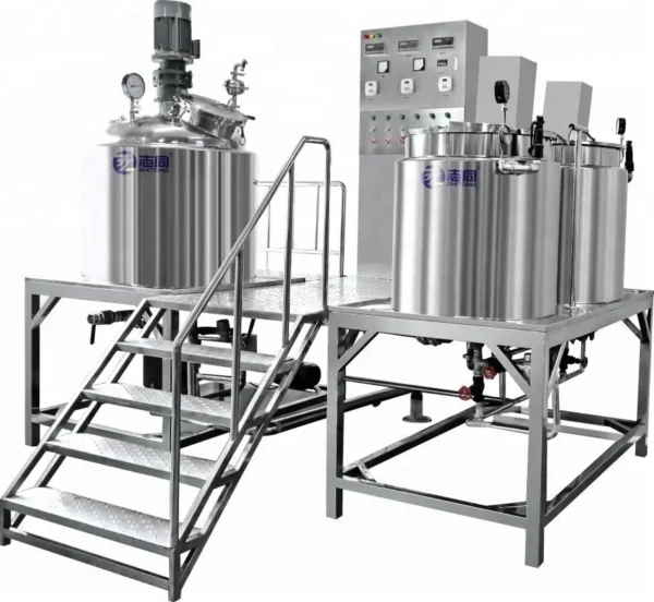Vacuum Emulsifying Machine with Liquid Mixing Machine | Cream and Detergent Manufacturing - Image 6