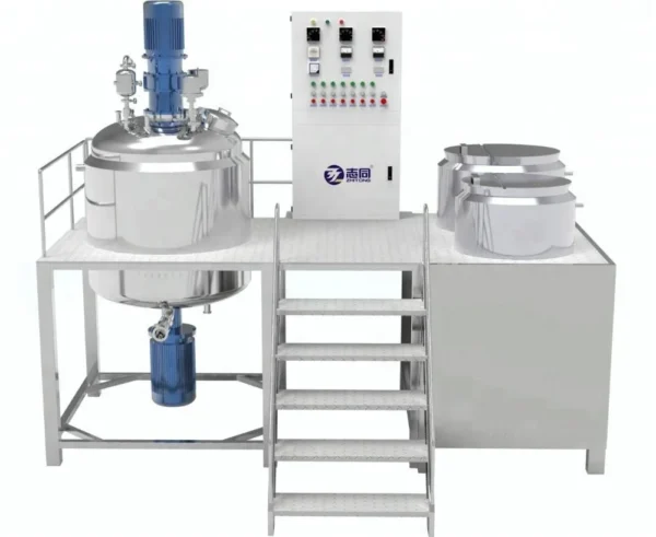 Vacuum Emulsifying Machine with Liquid Mixing Machine | Cream and Detergent Manufacturing - Image 3