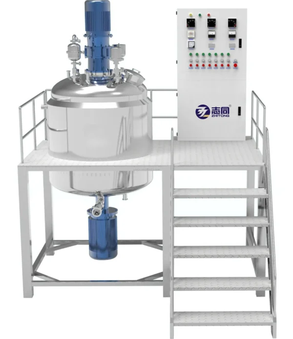 Vacuum Emulsifying Machine with Liquid Mixing Machine | Cream and Detergent Manufacturing - Image 2